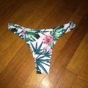 floral bikini bottom